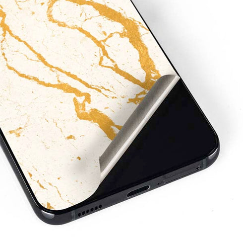 Cracked Marble Galaxy S22 Skin